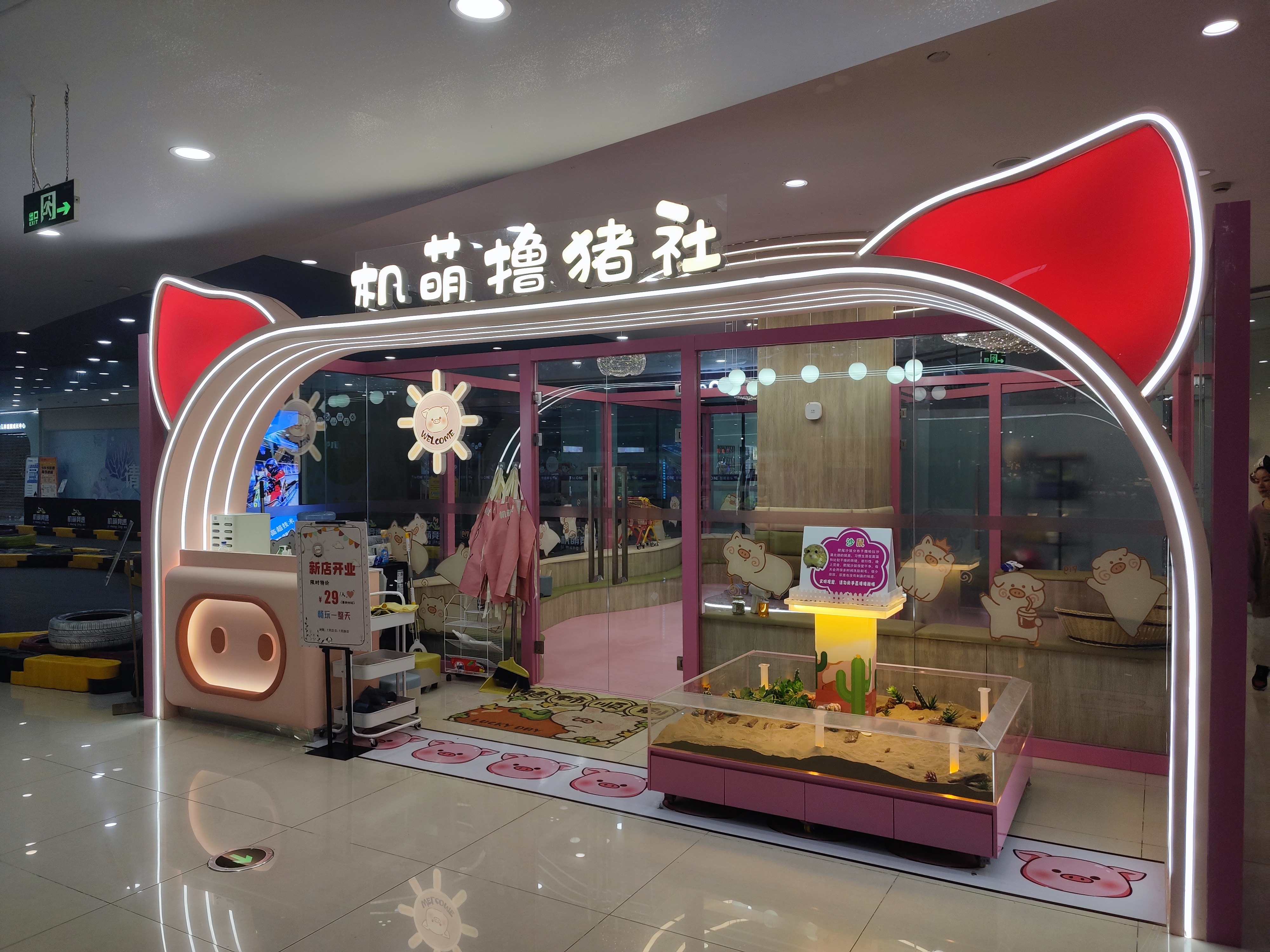 水晶城機(jī)萌擼豬社開(kāi)業(yè)啦！