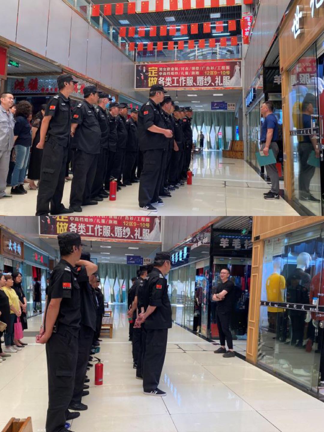 錢江商城開(kāi)展節(jié)前消防安全聯(lián)動(dòng)演練