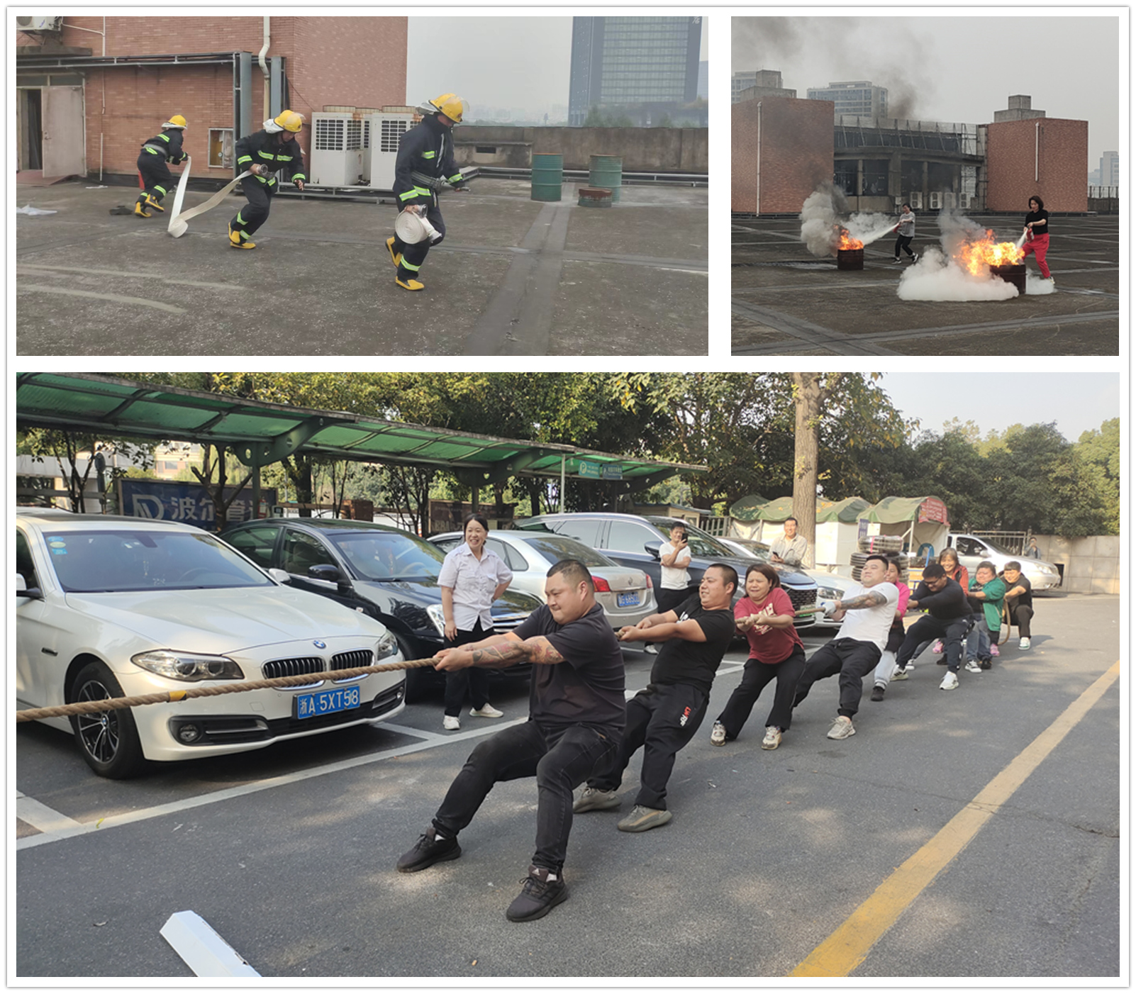 全力以赴備戰(zhàn)消防運(yùn)動會