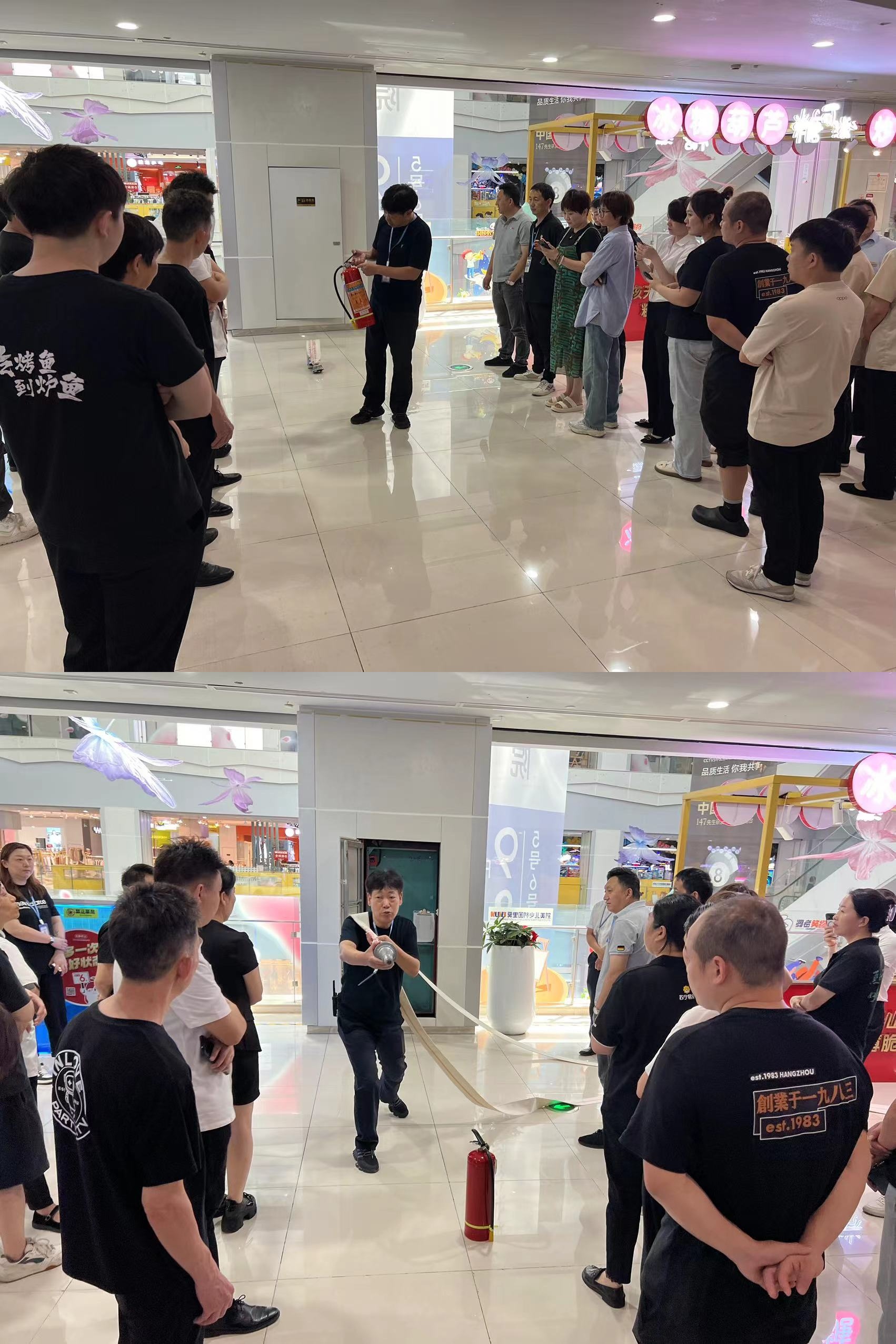 水晶城開展新入職員工消防培訓(xùn)，筑牢安全防線